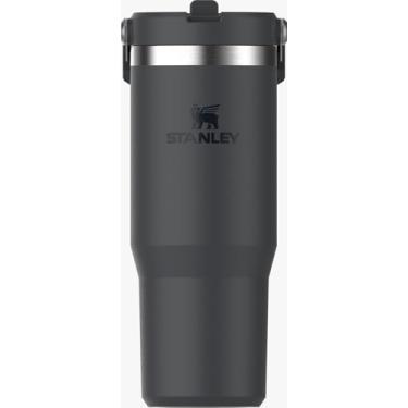 Imagem de Stanley - Tumbler Térmico Flip Straw em Aço Inoxidável, Resistente a Vazamentos, 887 ml, Black 2.0