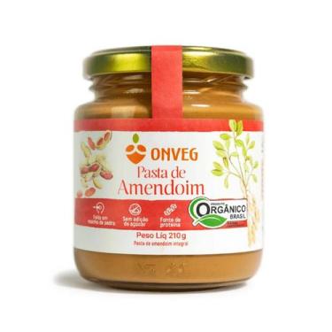 Imagem de Pasta De Amendoim Orgânica Onveg 210g
