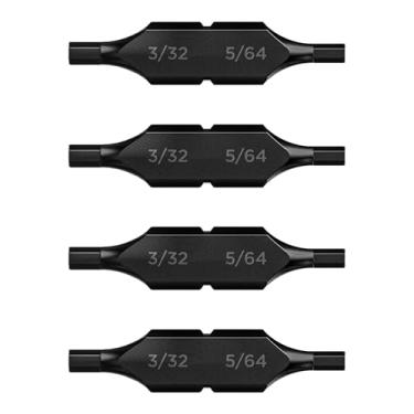 Imagem de Galvanox Pontas de substituição de chave de fenda dupla face hexagonais de 3/81.3 cm - 5/162.6 cm para Leatherman Multi-ferramentas (pacote com 4)