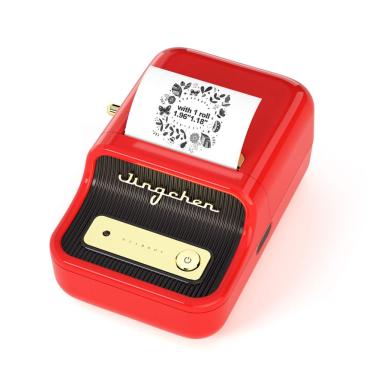 Imagem de Impressora Bluetooth sem tinta niimbot B21 da Label Maker 2 vermelha