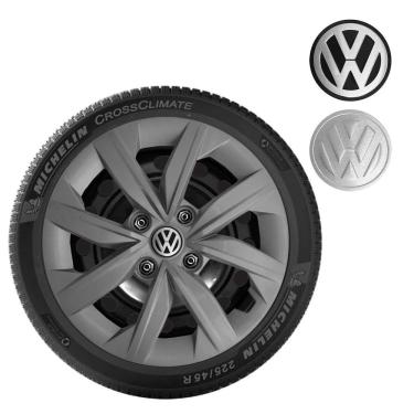 Imagem de 1X Calota Gol Voyage Saveiro Aro 14 Grafite Cubo Alto 249Ca