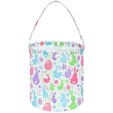 Imagem de MAIZMZ Cesta De Páscoa Para Crianças, Coelhinho, Doces, Presentes, Balde Armazenamento, Sacolas Vazias, Bebês, Meninos E Meninas, Brinquedos Fofos, Organizador Caixas, Decoração Quarto