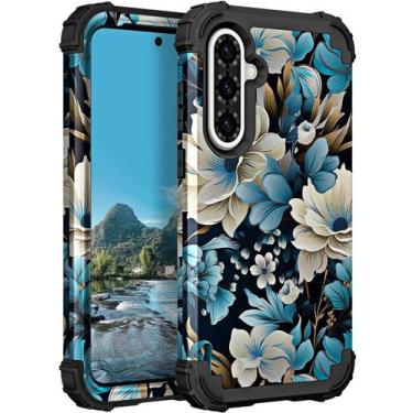 Imagem de Capa PIXIU com padrão floral exclusivo para Samsung Galaxy A36/A56
