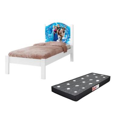 Imagem de Cama Solteiro Personagens Incluso Colchão D20 100% MDF Resistente - An