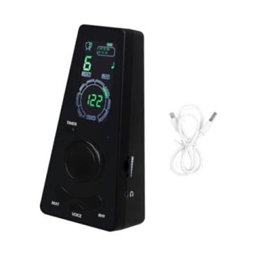 Imagem de YIJU Ajuste de ajuste de ajustável de volume eletrônico de metrônomo Ajustar para guitarra, Preto