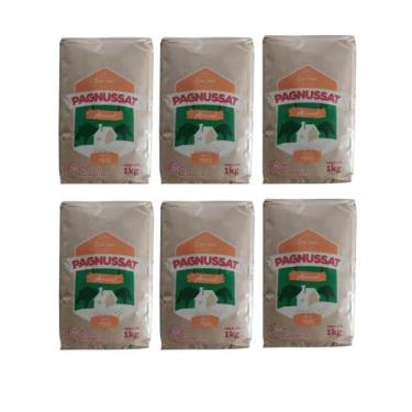 Imagem de 6 Erva Mate Chimarrão PAGNUSSAT DEFUMADA BARBACUA Carijo 1KG