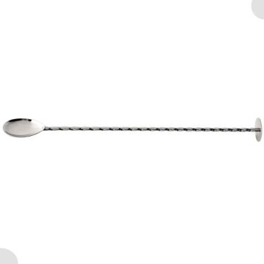 Imagem de Colher Bailarina Espiral com Disco Tramontina em Aço Inox 27 cm Drinks Coquetel
