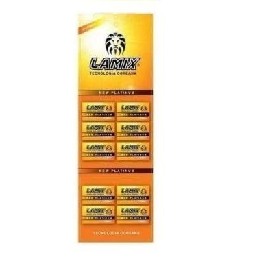 Imagem de Lâmina De Barbear Lamix New Platinum Caixa Fechada 5.000 Unidades