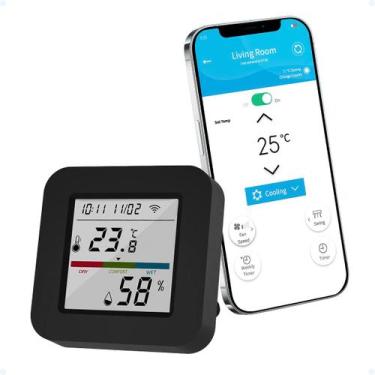 Imagem de Sensor De Temperatura Wifi Inteligente Controle IR Umidade - Aitek