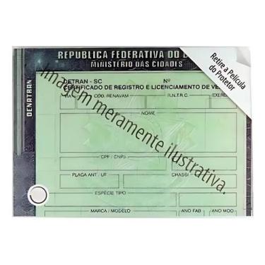 Imagem de Protetor Porta Em Acrílico Documento De Carro - Crv Crlv - porta docum