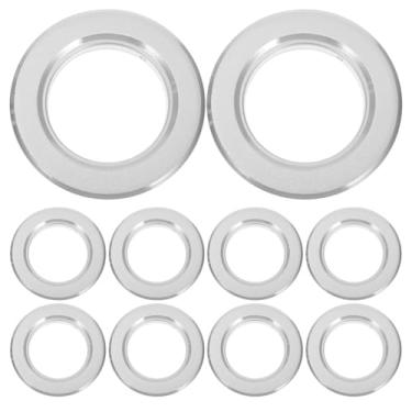 Imagem de FOMIYES 10 peças de caixa de proteção de metal para casa de pássaros protetores de metal círculo de proteção anel de ninho de pássaros máscara de segurança para chinchila acessórios de pássaros