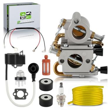 Imagem de partszen Carburador TS410 para serra de corte de concreto Stihl TS420 para Zama C1Q-S118 substitui carburador 4238 120 0600 com bobina de ignição