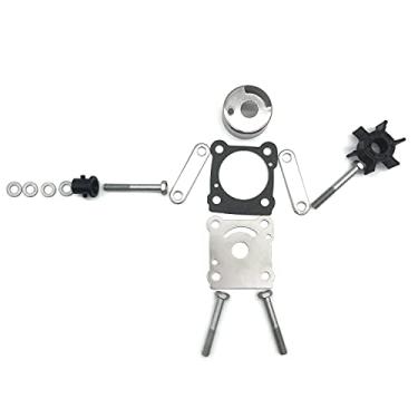 Imagem de Kit de reparo do impulsor da bomba de água 6N0-W0078-A0 para motor de popa Yamaha 6G1-W0078-00/6G1-W0078-01/6G1-W0078-A1 18-3460 6HP 8HP 2 tempos