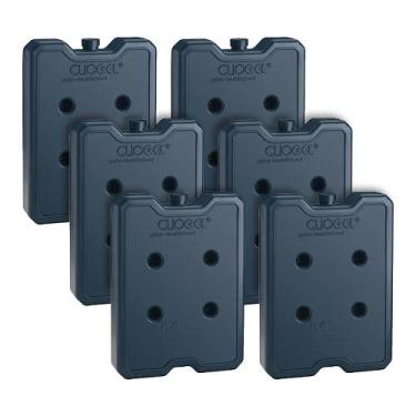 Imagem de Gelo Reutilizável Rigido 1 Litro 1050ml Clio Gel Bebidas Alimentos Vac