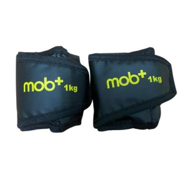 Imagem de Par Caneleira Tornozeleira Mobplus Fitness Peso 1 Kg - Mob+