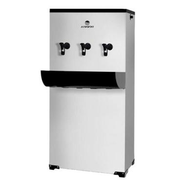 Imagem de Bebedouro Industrial K100 de 100 litros em aço inox com 3 Torneira , 2