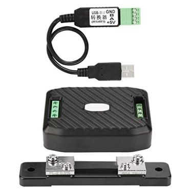 Imagem de Ction Meter Watt Meter Dc Voltage Ction Analyzer DC Amp, Peacef Pzem-017 Voltage T Power Energy Communication Module (PZEM-017+50A+USB)