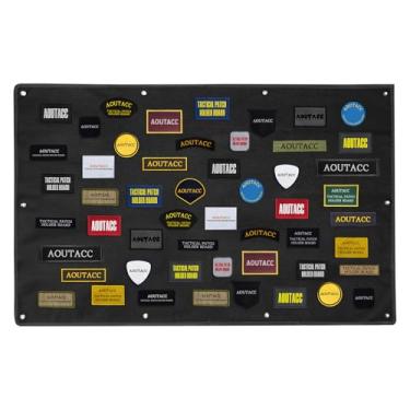 Imagem de AOUTACC 69.8 cm x 108.0 cm Tactical Military Patch Holder Board Hook & Loop Moral Patch Panel, Painel Tático Patch Display para Uniforme Militar Gancho e Emblemas de Laço (108 x 70 cm)