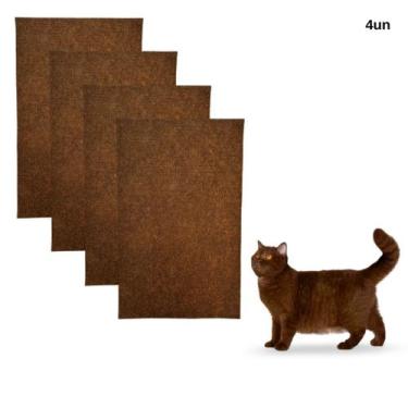 Imagem de Kit arranhador gato protetor de sofa carpete adesivo brinquedo pet ant