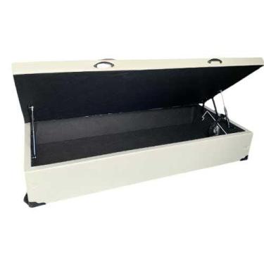 Imagem de Cama Box Baú Solteiro Sintético Bege