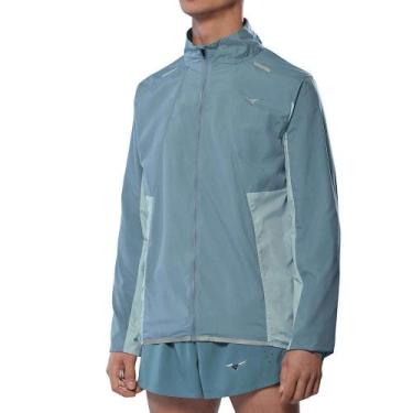Imagem de Jaqueta de Corrida Mizuno Tech Light Masculina, Azul, M