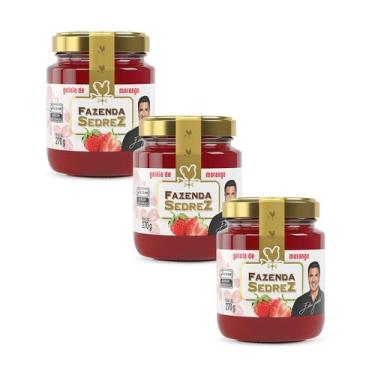 Imagem de Combo Geleia de Morango 270g Fazenda Sedrez - 3 unid