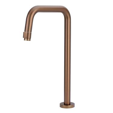 Imagem de Torneira Banheiro Lavatório Clean Rose Gold Alta Pratica