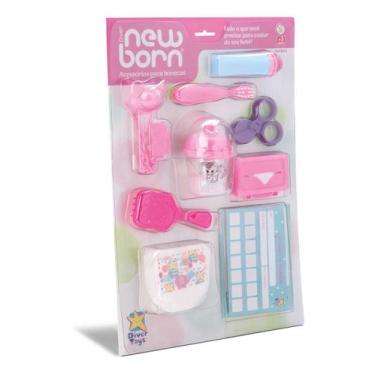 Imagem de Kit Acessorios Para Bonecas Diver New Born Completo Divertoys