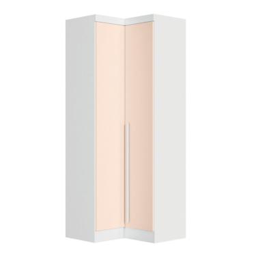 Imagem de Módulo De Canto Reto 2 Portas Infinity Branco Line/ Blush