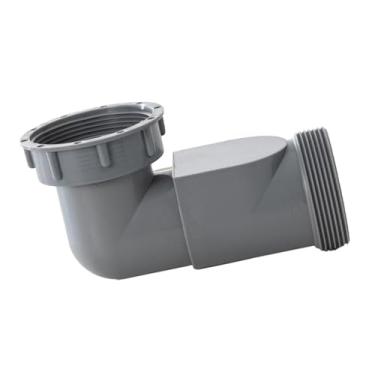 Imagem de WeiLaiKeQi Adaptador de drenagem de pia de cozinha, conector de tubo, fácil de instalar, encaixe de mangueira de esgoto para banheiro, louças, dispensador