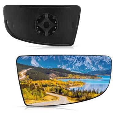 Imagem de BDFHYK Vidro retrovisor inferior do lado direito do passageiro compatível com Ford Transit T150 T250 T350 2015-2022 Vidro espelhado convexo com placa de apoio, substitui BK3Z17K707B (direita)