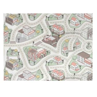 Imagem de Tapete Comfort Kids Smallville 100cmx120cm Kapazi