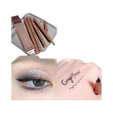 Imagem de Caneta Delineadora Líquida Fina Durável À Prova D'água, Suave, Secagem