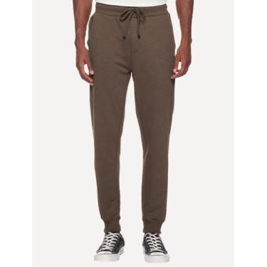 Imagem de Calça John John Moletom Masculina Embossed Marrom, L/G