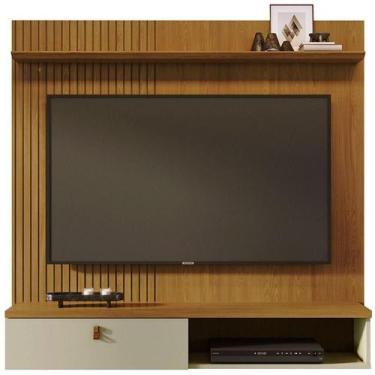 Imagem de Painel Suspenso Para Tv 55 Polegadas 1 Porta Basculante Isis Cumaru/op