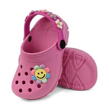 Imagem de Sandália Babuche Infantil Menina Correia com Flores Kidstep-Feminino