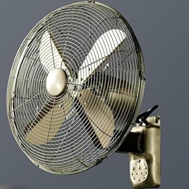 Imagem de Ventilador De Parede De 16 Polegadas Com Lâminas De Metal Puxar Corda Controle Remoto Ventilador Elétrico De Suprimento De Ar De Grande Angular Ventilador Elétrico De Resfri, Green, 16 in