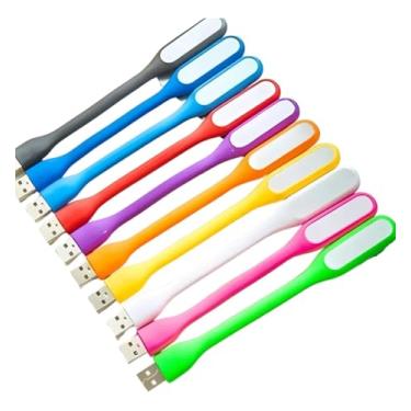 Imagem de Mini Luminária LED USB Flexível para Mesa, Lâmpada de Leitura para Computador, Luz de Trabalho Portátil