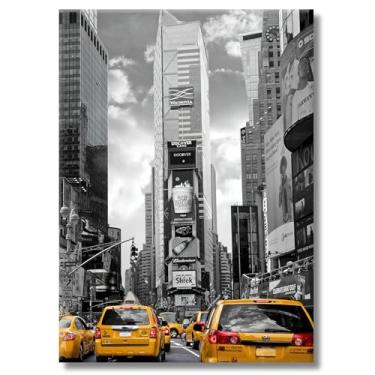 Imagem de Times Square South Yellow Taxi - New York City Landmarks Photo Souvenir Refrigerator Magnet NYC Fridge Metal Magnet - New York Landmarks Cool Collectible Keepsake Gift…Q