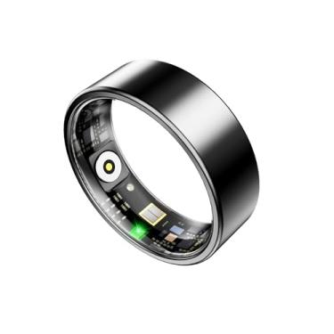 Imagem de GYSOA Smart Ring Monitor de sono e fitness para mulheres e homens – Monitor de saúde de bem-estar com câmera remota e rastreamento de ciclo