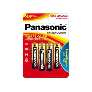 Imagem de Pilha Alcalina Aa Com 6 Lr6xab/l6p5192 - Panasonic