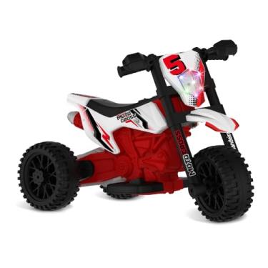 Imagem de Moto Cross Eletrica 6V Vermelha Bandeirante