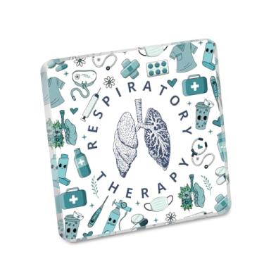 Imagem de MAOFAED Decoração de mesa de escritório de terapia respiratória para terapeuta respiratório, presente pulmonologista nerd, presente para pneumologista (terapia respiratória)
