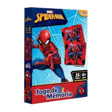Imagem de Jogo De Memória Marvel Homem Aranha 24 Pares Spider-Man - Toyster