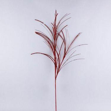 Imagem de Galho Haste Natalino Vermelho com Glitter 78cm  Natal Encantado Formos