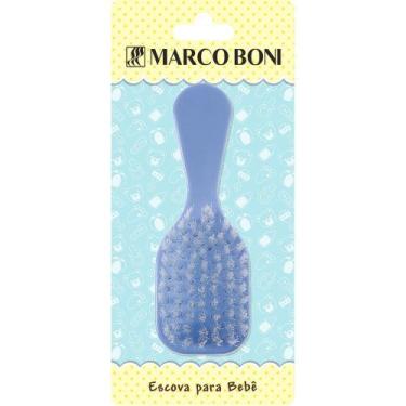 Imagem de Escova de Cabelo Para Bebê Linha Baby Marco Boni, Azul