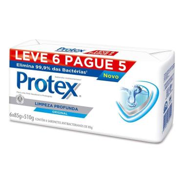 Imagem de Sabonete Protex Limpeza Profunda 85g cada Leve 6 Pague 5