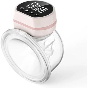 Imagem de Extrator de Tirar Leite, Elétrica Extratora de Leite, Portátil Coletor de Leite, 3 Modos 9 Níveis de Sucção, Livre de BPA, Mãos Livres (Rosa)