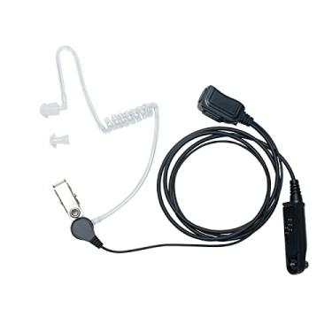 Imagem de HEOPBIRD Fone De Ouvido Com Uv-9R Para Baofeng Uv-9Rplus Uv-Xr Uv-5S Bf-9700 Bf-A58 Gt-3Wp, Rádio Bidirecional, Walkie Talkie Tubo Acústico Oculto E Microfone Ptt (1 Unidade)