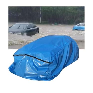 Imagem de Capas de Carro Capa De Carro Para Todas As Condições Climáticas, Resistente À Poeira E Água, Capa Protetora De PVC Espessada Contra Granizo E Zíper Selado, Capa De Chuva E Neve Para Sedan, SUV, MPV(5.